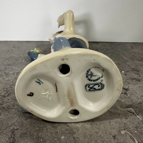 Paul Sebastian Glazed Porcelain Clown Figure Art Deco Circus Magician - Picture 4 of 4